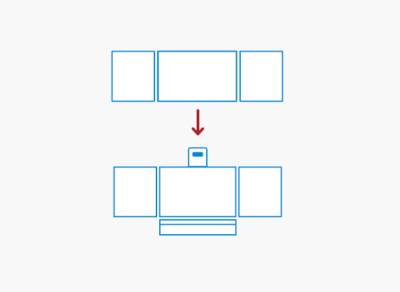 Grafik Wandtafelumbau beamer