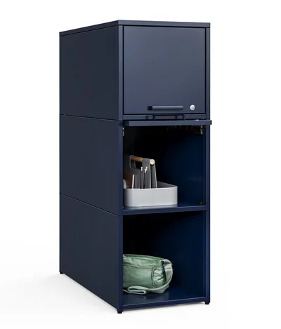 Embru e Q Modulsystem Desk Modul Stahlblau Variante