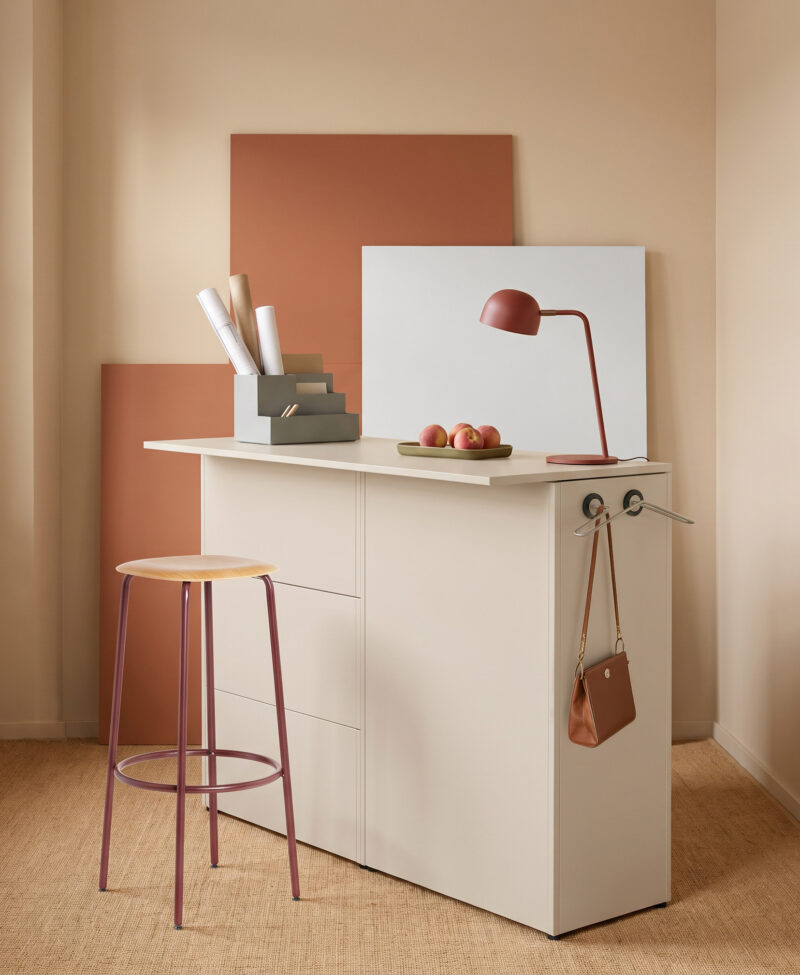 Bar-Modul in Seidenweiss