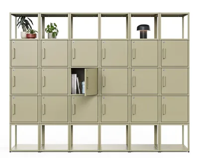 Embru e Q Modulsystem Locker Silverbeige