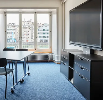 Embru eq modulsystem sideboard schwarz display integriert