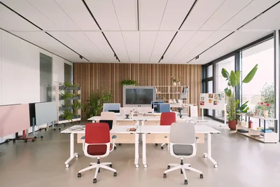 Sedus selab flip klapptisch weiss verkettet kombination sitzungszimmer modular uform bunt