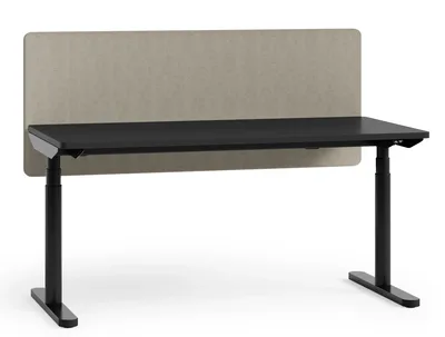Embru eq twin table lite rounded schwarz textilpanel