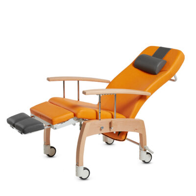 Embru pflege einrichtung pflegesessel relaxa orange position liegen
