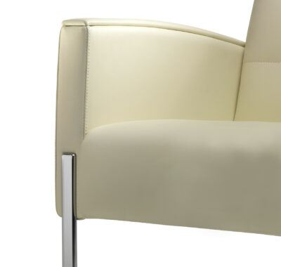 Embru pflege einrichtung sessel vega leder beige detail