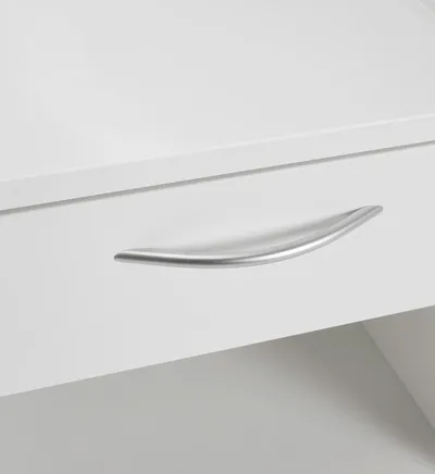 Embru Pflege Einrichtung Nachttisch 54 Weiss Betttisch Detail Griff