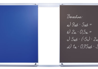 Embru einhaengetafel bulletin board blau grau