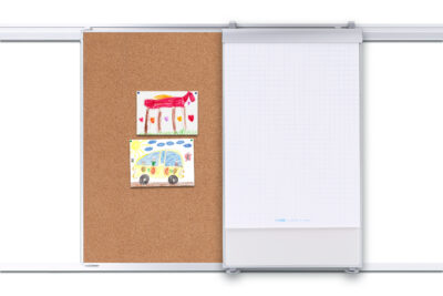 Embru einhaengetafel medialine kork mit flipchart