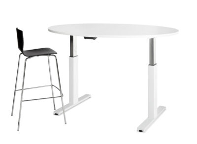 Plateau de table en forme d'ellipse