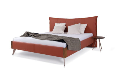 Embru Bett Lueoend 512 Leder rot