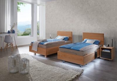 Embru bett komfortbett lugano classic duobett buche natur separat