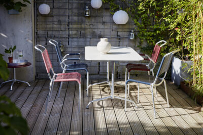 Chaises de jardin Altorfer avec table de jardin Haefeli