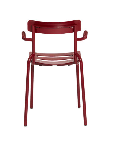 Embru Park Chair Weinrot hinten