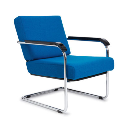 Embru wohnmoebel objektmoebel designklassiker moser fauteuil blau