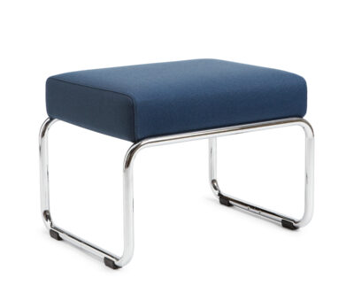 Embru 1552 moser hocker blau verchromt